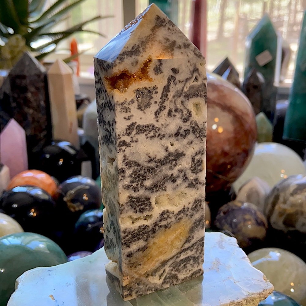 Sphalerite Crystal Tower With Druzy!
